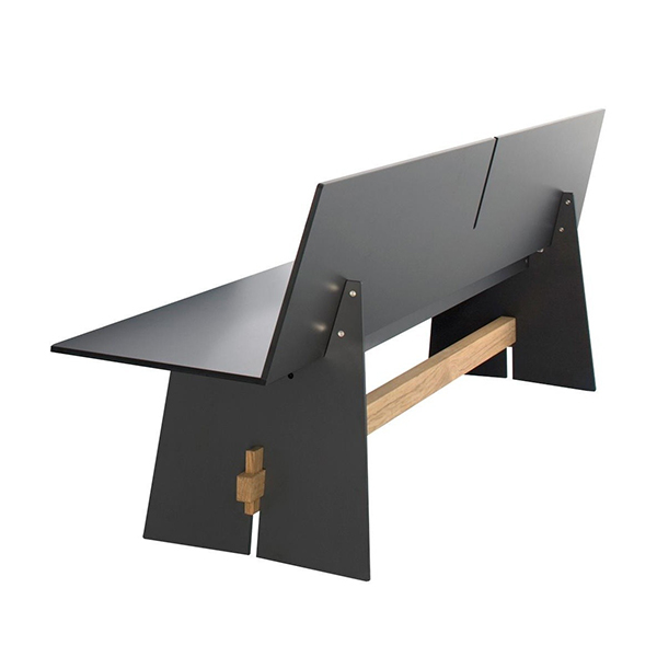 HPL outdoor tabletop and bench