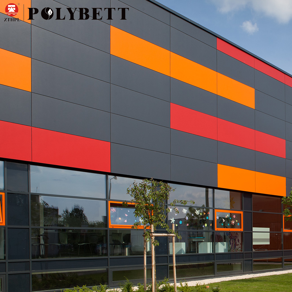 HPL durable compact laminate exterior hpl wall panels 