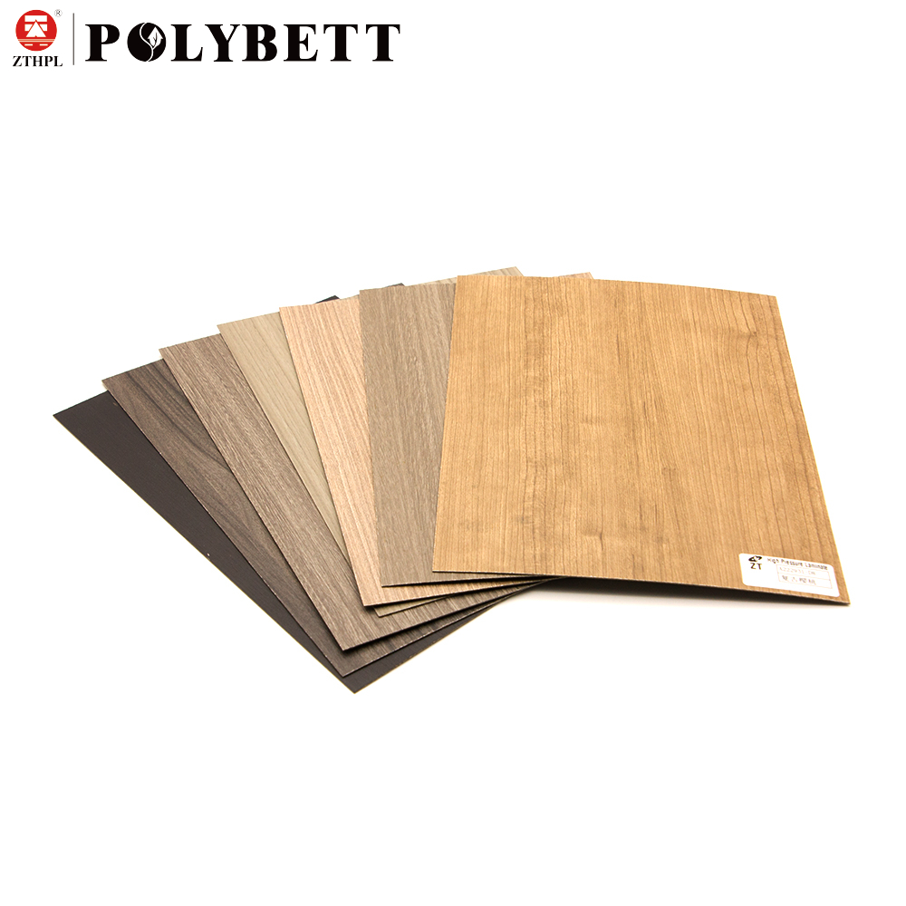 0.6mm -1.0mm Phenolic HPL Board Wood Color As Hpl Wooden Doors 