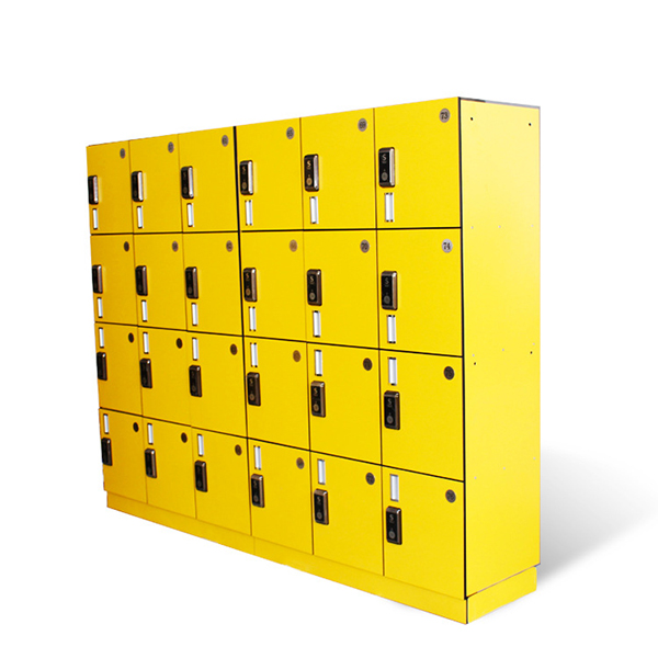Compact lamiante board locker