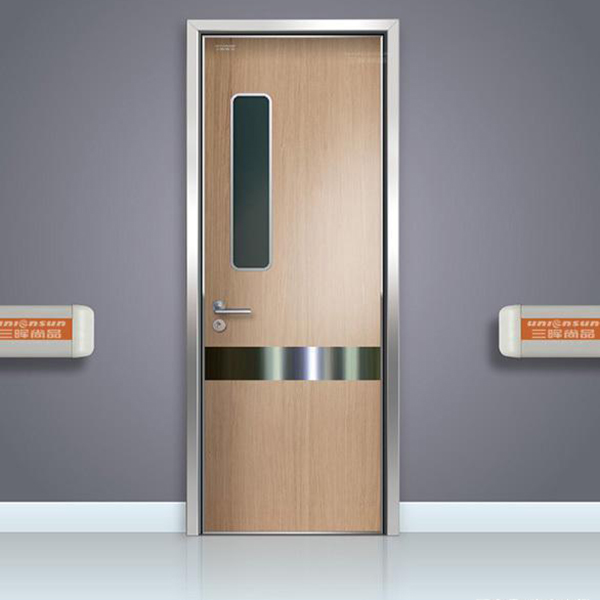 HPL hospital aluminum wood ecological door