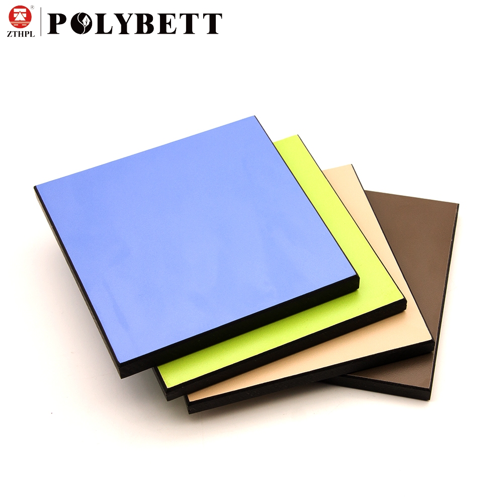4.3'x9'Decorative heat resistant interior compact hpl solid color sheets for kitchen